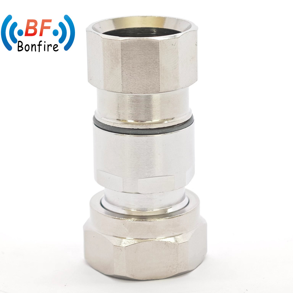 RF DC-4GHz 7/16 DIN Male Coaxial Connector for 7/8 Coaxial Cable with Excellent Electrical Performance