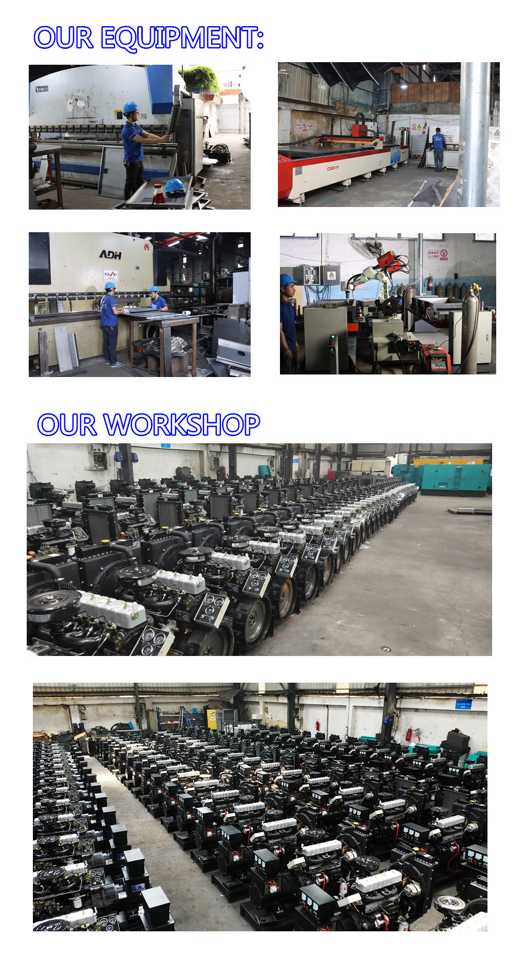 Three Phase Vertical 50KVA 40KW Canopy Diesel Generator