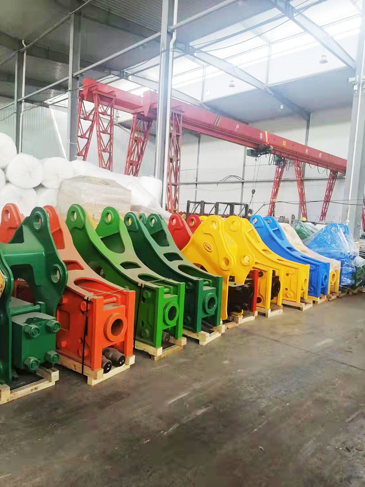 Hanyun Hydraulic Breaker For 8t Excavator Silenced Type Hammer Q345B