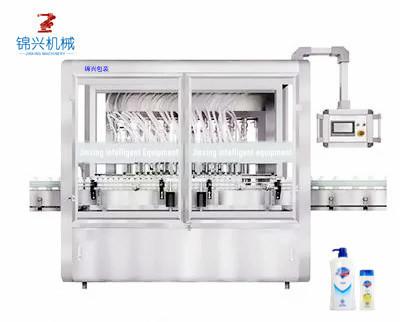 Hot Pet Bottle Shampoo Filling Machine 100-1000ml Automatic Filling And Capping