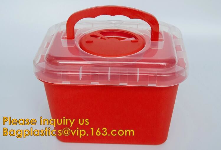 Disposal sharp container for store and dispose of medical waste,Cheap Disposable Plastic Medical Sharp Safe Container 1L