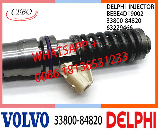 33800-84820 BEBE4D19002 Fuel engine Diesel Injector 33800-84820 BEBE4D19002 63229466 E3.18 for HYUNDAI 12L LOW POWER