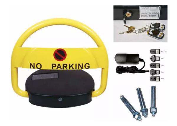 Europe quality strong parking space automatic remote control battery rechargeabl