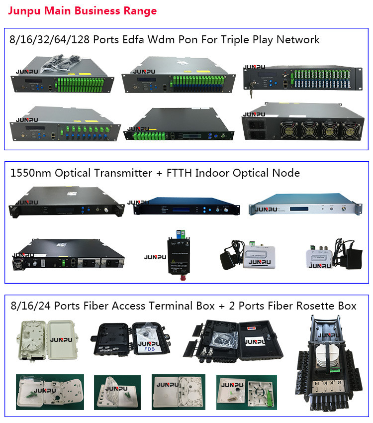 Network Fiber Catv Optical Satellite Transmitter 2600mhz 1540 ~ 1563nm