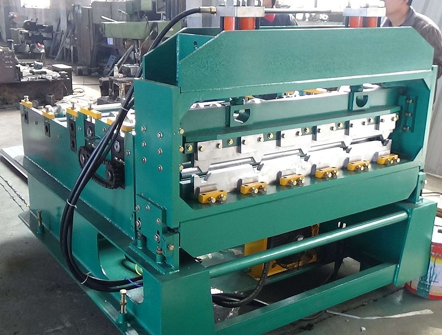 Arched profiled sheets TR-40 hydraulic crimping machine