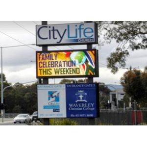 P8 RGB Programmable LED Message Board , 3G / WIFI Wireless Control Custom LED