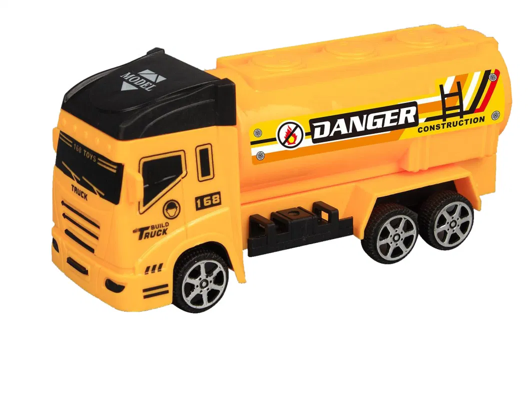 Inertia Four-Wheel Drive Engineering Vehicle Children&prime;s Simulation Model Car Fall Prevention Toy Friction Car Return Car Toy