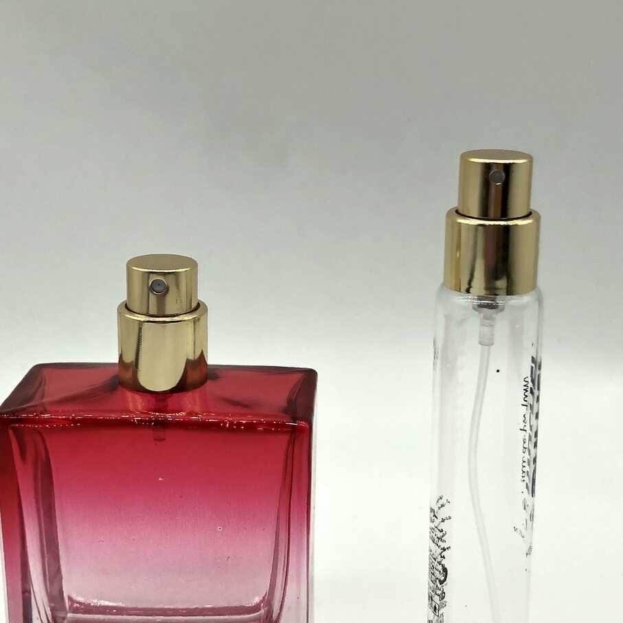 Precision Golden color Perfume Pump for Controlled Fragrance Dispensing and Elegant Packaging