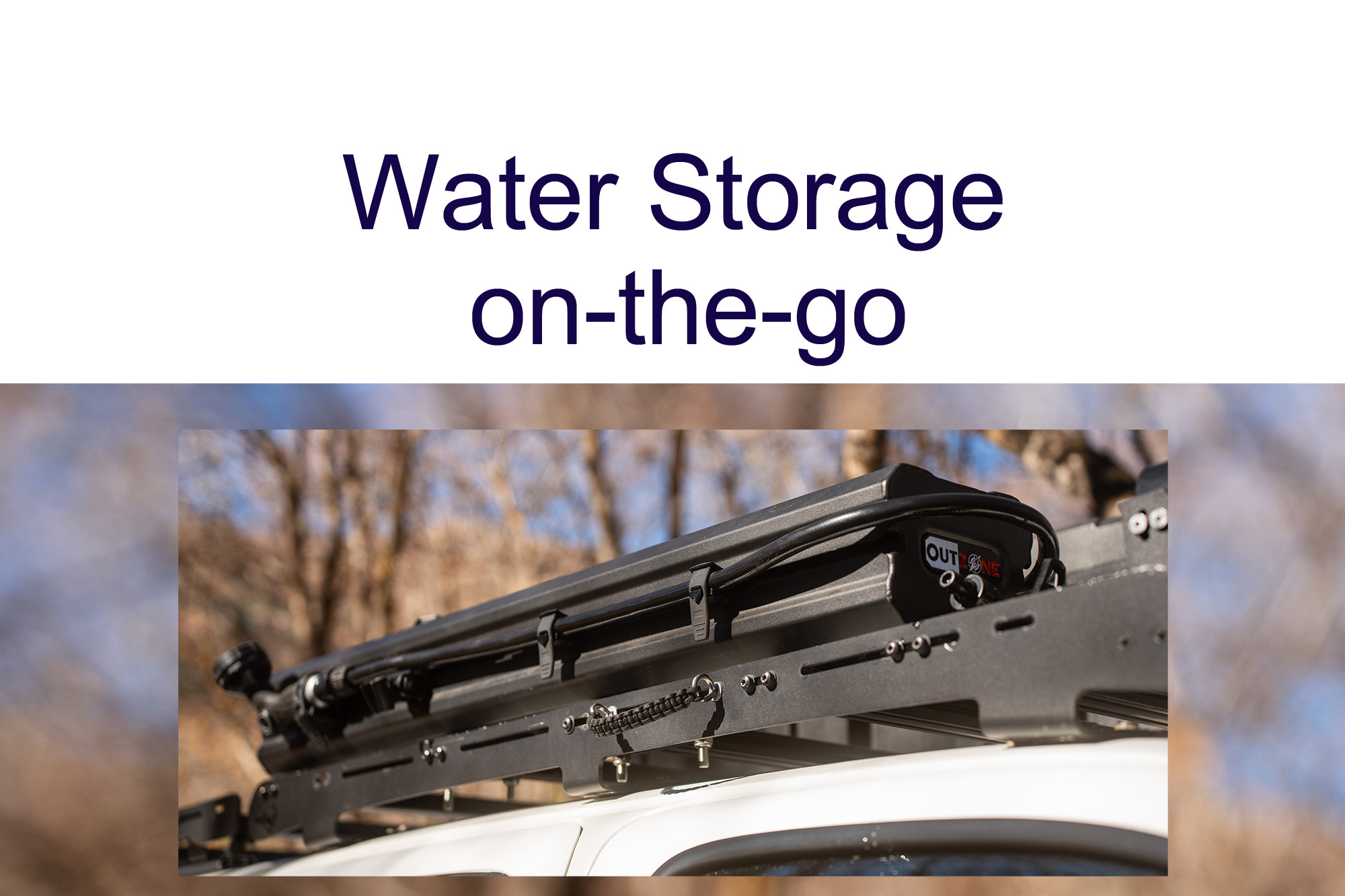 28L Rooftop Aluminum Water Storage Tank Included Hose And Shower Nozzle