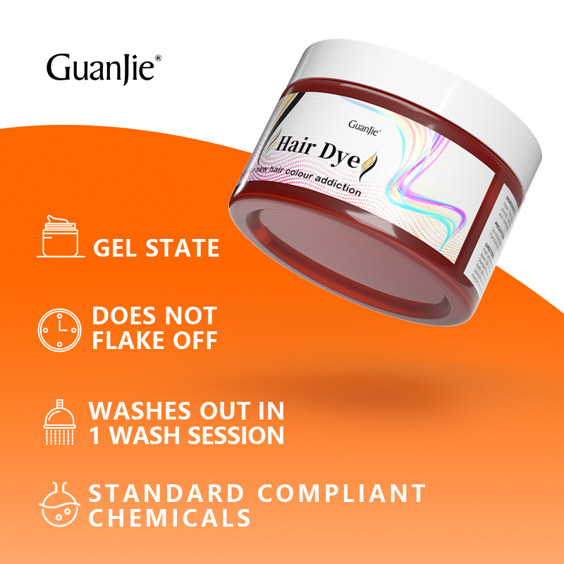 Customizable Vegan Semi Permanent Hair Color Liquid Hair Dye For Trendy Fashion Hair