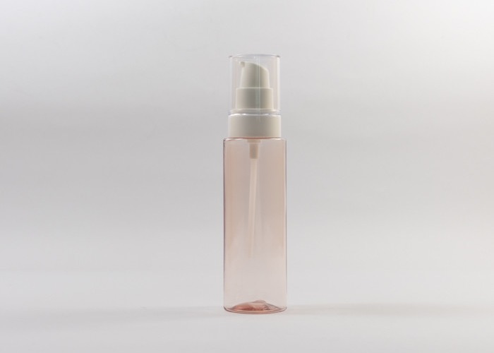 100ml Matted Silkscreen Printing PET Plastic Bottle Conditioner With PP Pump