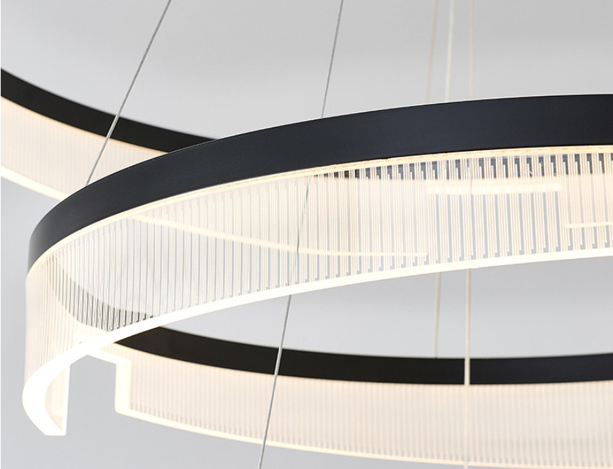 LED Light Source Hobby Lobby Chandelier Modern Style With High Transmittance Acrylic Lampshade