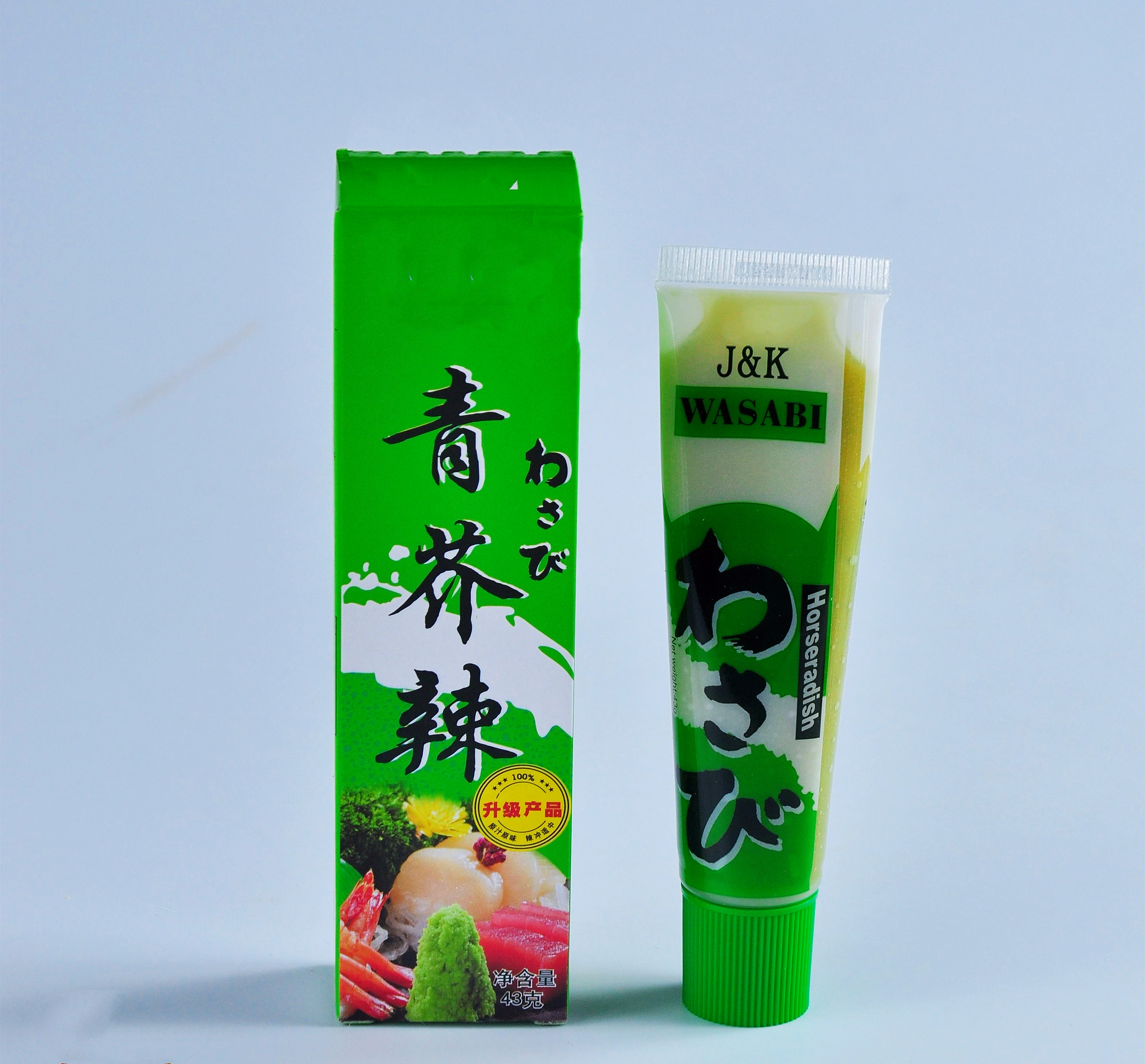 Normal Mustard Japanese Style Sauce 43g Wasabi Horseradish Paste for Sushi Ingredients