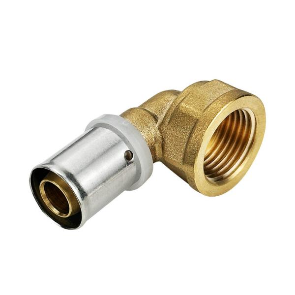 Tubomart Wholesale Multilayer Press Fitting 16-32mm Yellow PEX Fittings Gas PEX