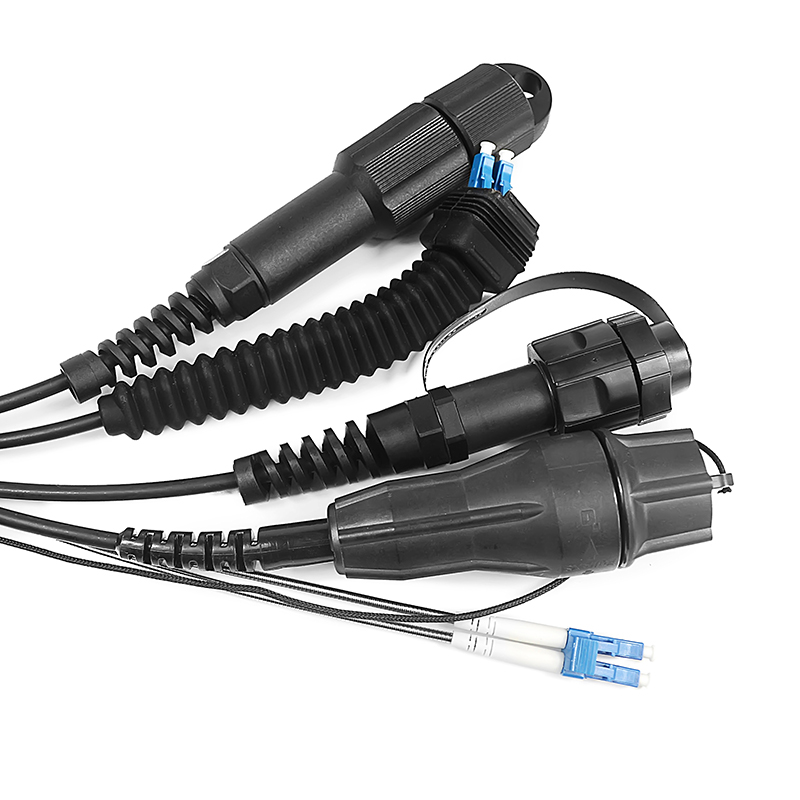 Custom 9 125 Single Mode Fiber Cable Assembly Duplex SC APC - SC APC