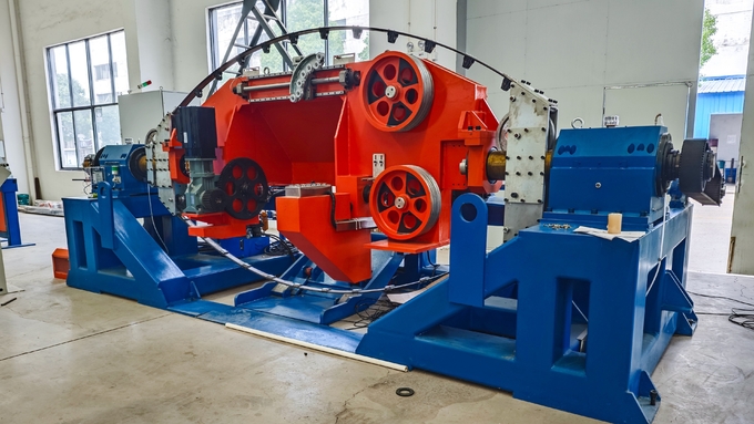 High Speed Double Twist Stranding Machine With 15mm Max Outer Diameter