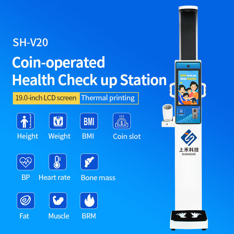 Height Weight Scale Balance with BMI Function Blood Pressure Fat Pulse Machine