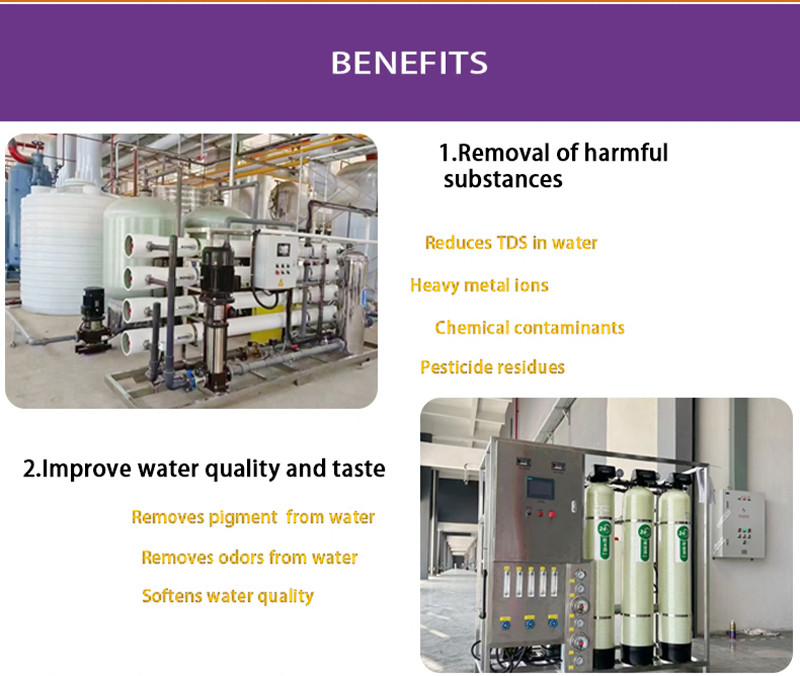 4040/8040 Ro Membrane Commercial Water Purifiers Salt Desalination Rate of ≥97%