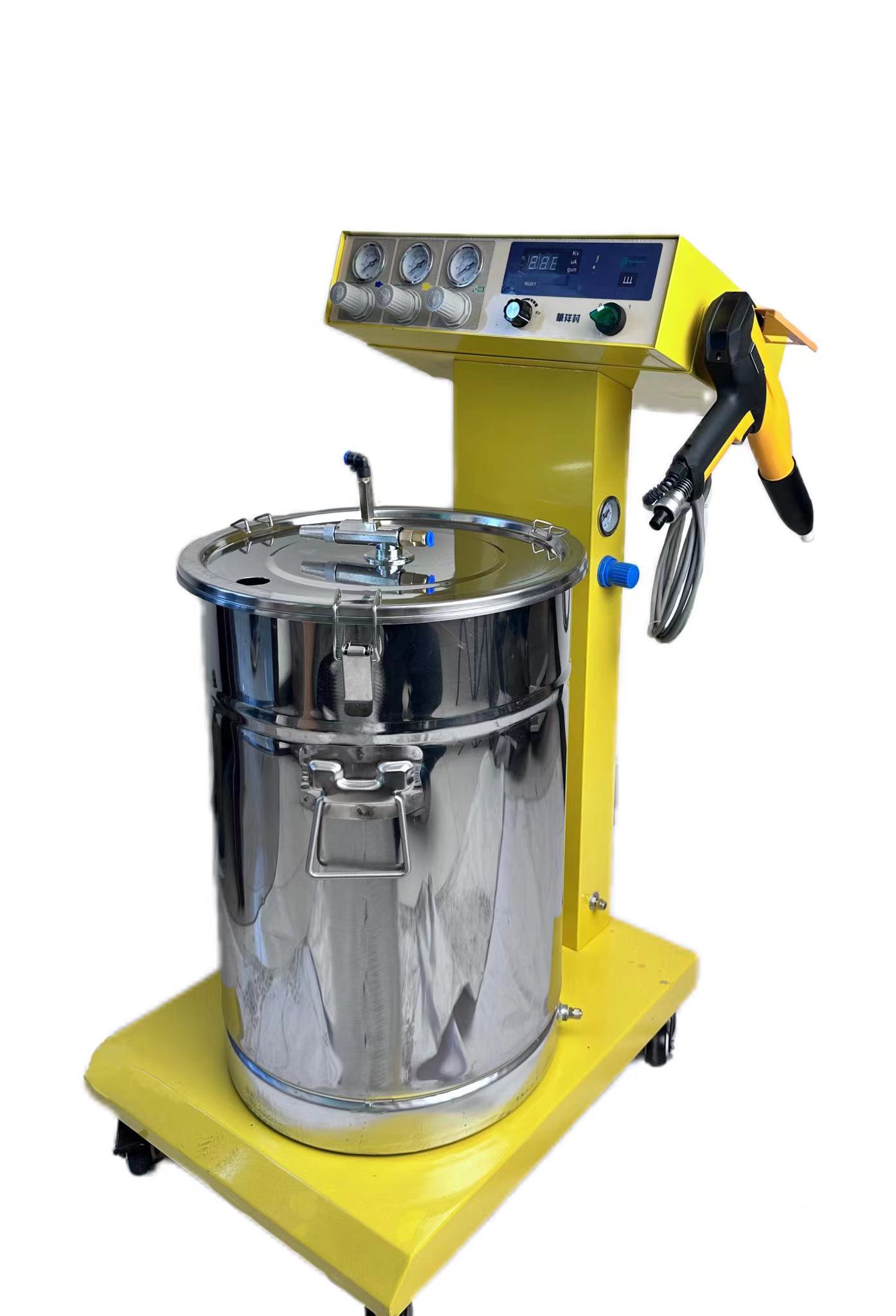 Vacuum Coating Electrostatic HXC-600A Metal Powder Spraying Machine for Steel Substrate