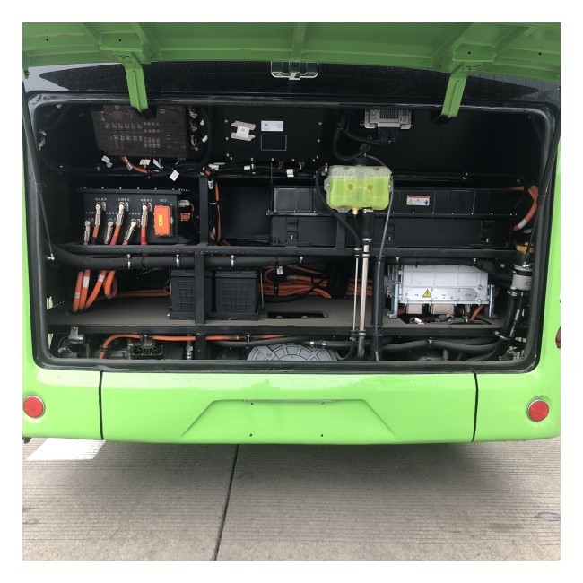 6.6m Air Conditioned Electric Mini Buses Leaf Spring
