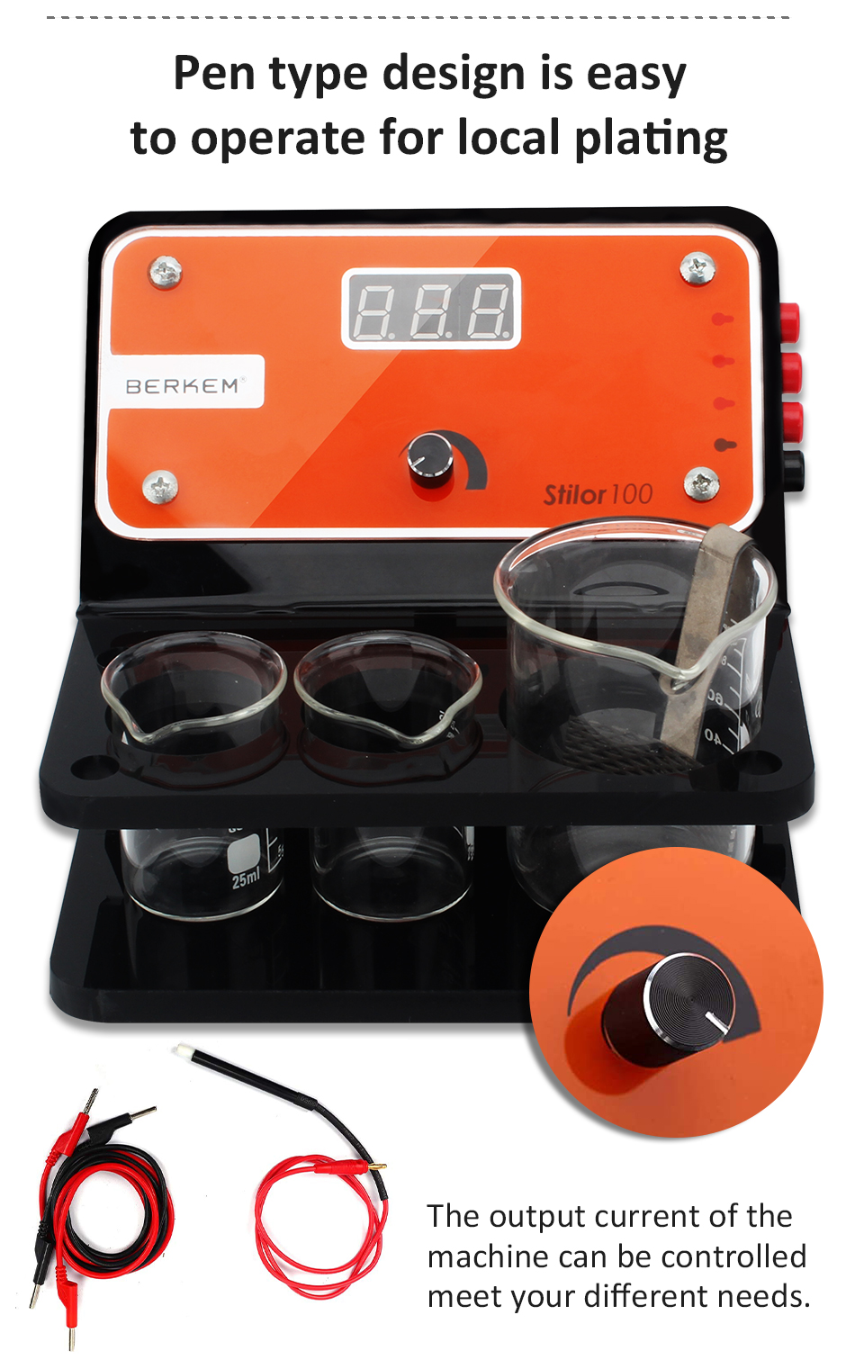Pen Type Jewelry Plating Machine 50/60HZ Small Electroplating Machine