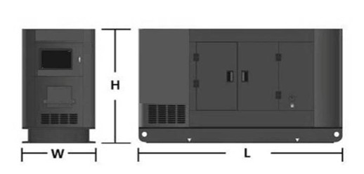 Open Type Industrial Diesel Generators , 300KW / 375KVA Industrial Standby Generator