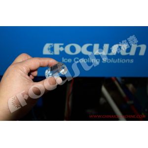 R22/R404A Tube Ice Machine 2Ton with Ice Storage Bins and Bitzer Screw