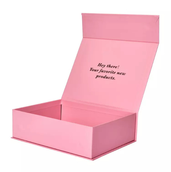 Custom Logo Cardboard Folding Box Luxury Gift Black Magnetic For Cosmetic