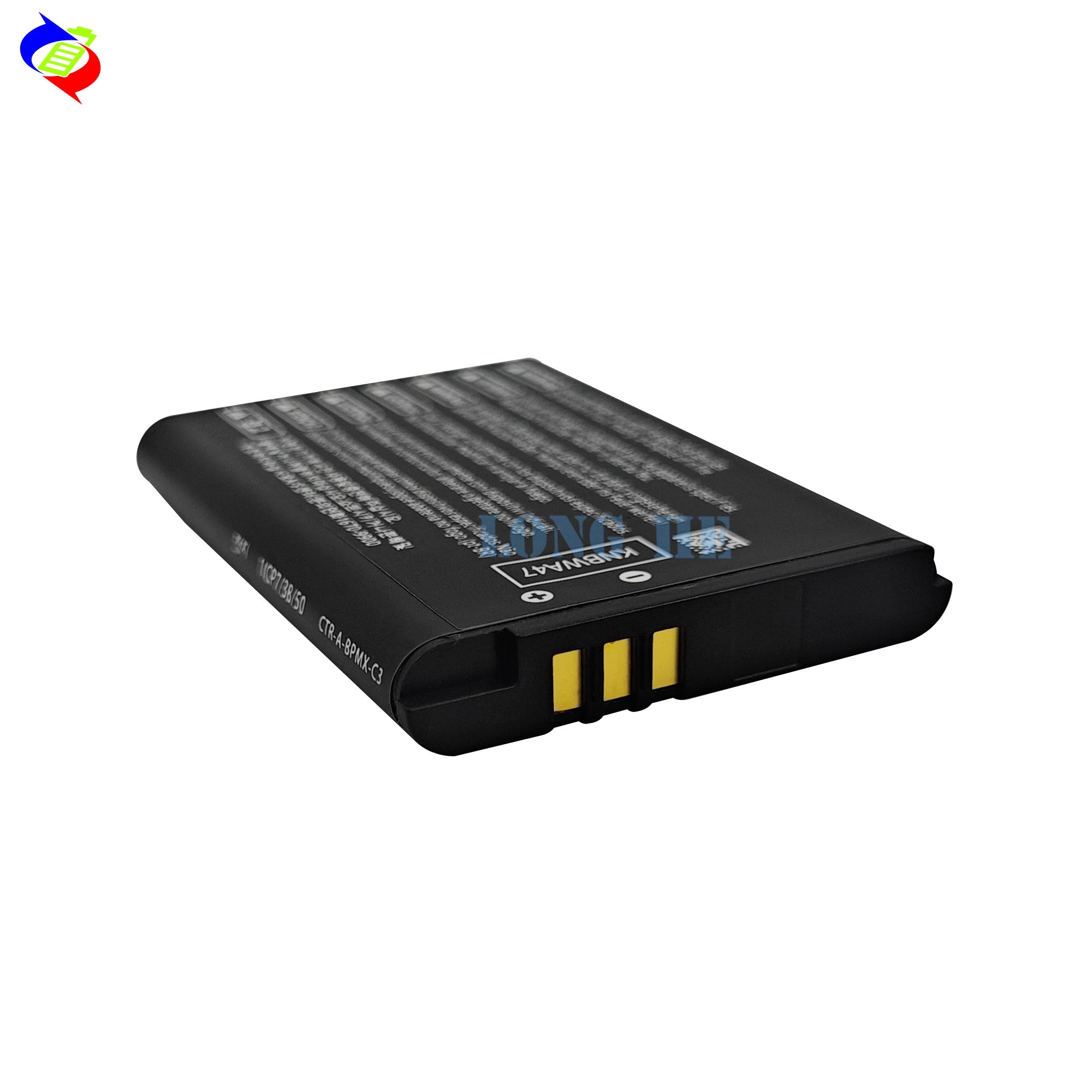Nintendo 3DS CTR-003 Li-ion Rechargeable Battery Pack Replacement 1300mAh 3.7V Black
