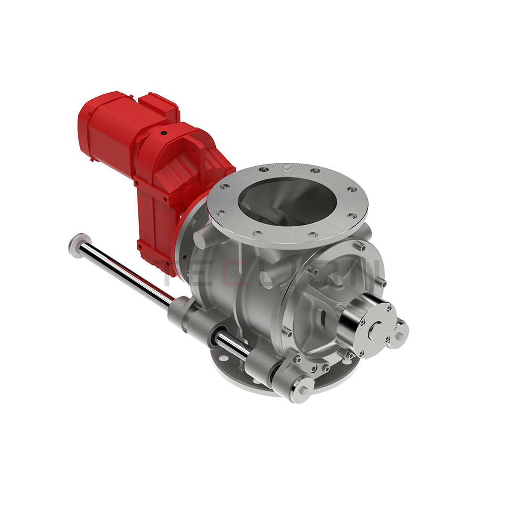 Double Knife Pneumatic Duct Diverter Valve For Powders Granular Customized