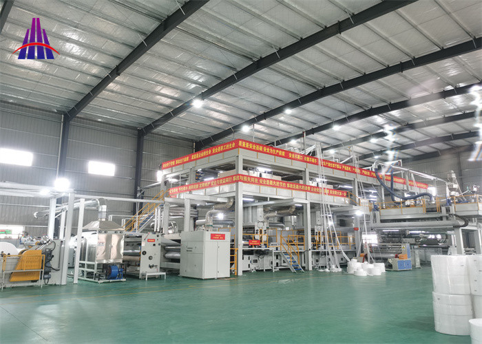 Strong Tension textile Fabric SSMMS SMMS Spunbonded Meltblown Production Line Equipment