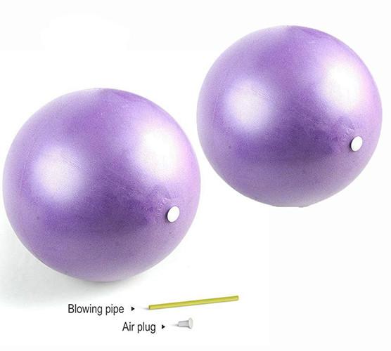 Small Exercise Ball for Yoga Pilates Barre Physical Therapy Stretching And Core