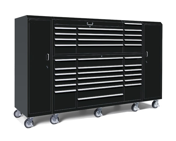 Tool Storage Cabinet Mechanic Workbench with Large Tool Box and Customized Support