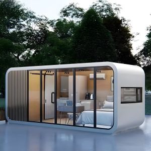 Modern Design Removable Office Pods Steel Hoisting System Convenient Access