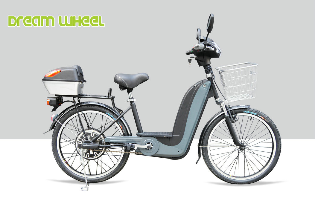 32km/H Electric Pedal Assisted Bicycle 24 Inch Wheel 350W Brushless Motor