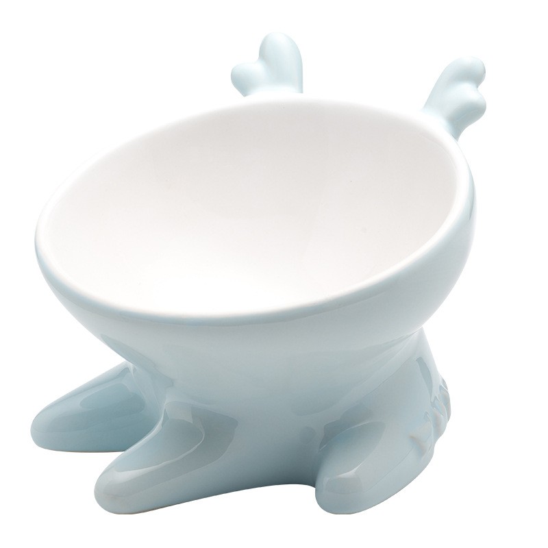 Customized Ceramic Pet Bowl Feeders For Small Animal Food Water Sustainable