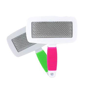 High Quality Stainless Steel Pins Universal Curved Pet Slicker Brush With