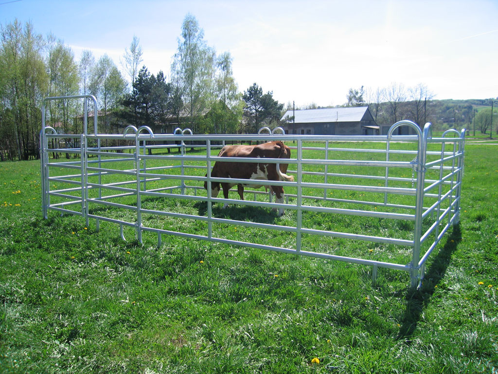 Portable Corral Fence Galvanized Cattle Yard Horse Fence Panel Livestock Panels