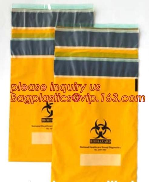 Specimen Biohazard Bag/k bag with pocket, Manufacturer BioHazard Medical