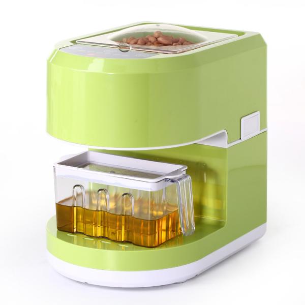 Green Color Plant Oil Extraction Machine / Home Cold Press Oil Machine 12 Months