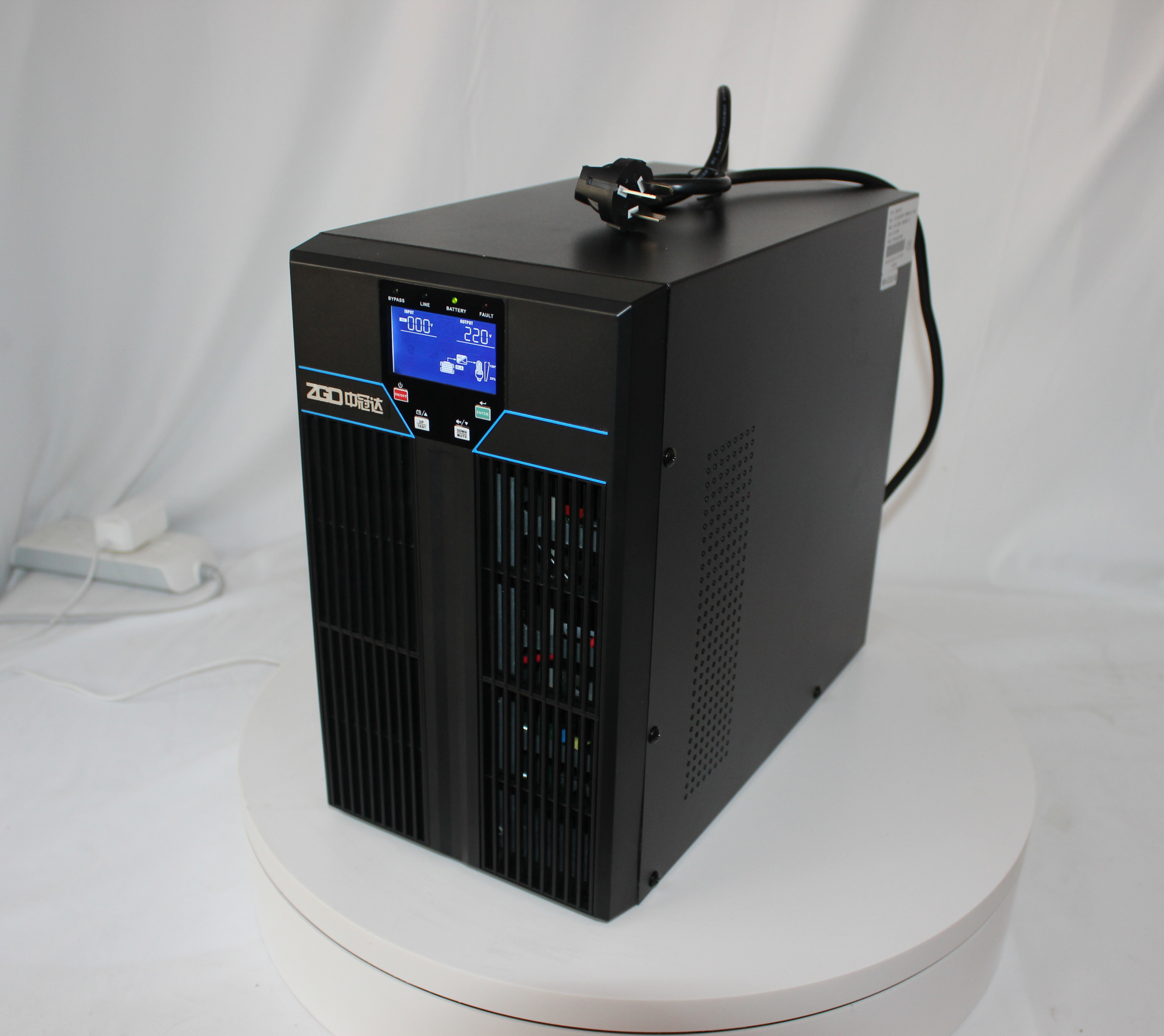 3kva 2400W High Frequency Online UPS Power Systems For CCTV Solution