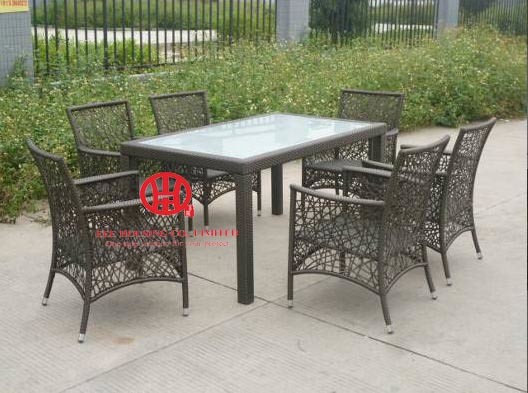 luxury wholesale dining furniture,Elegant Poly Rattan Furniture Outdoor Wicker Dining Table And Chair