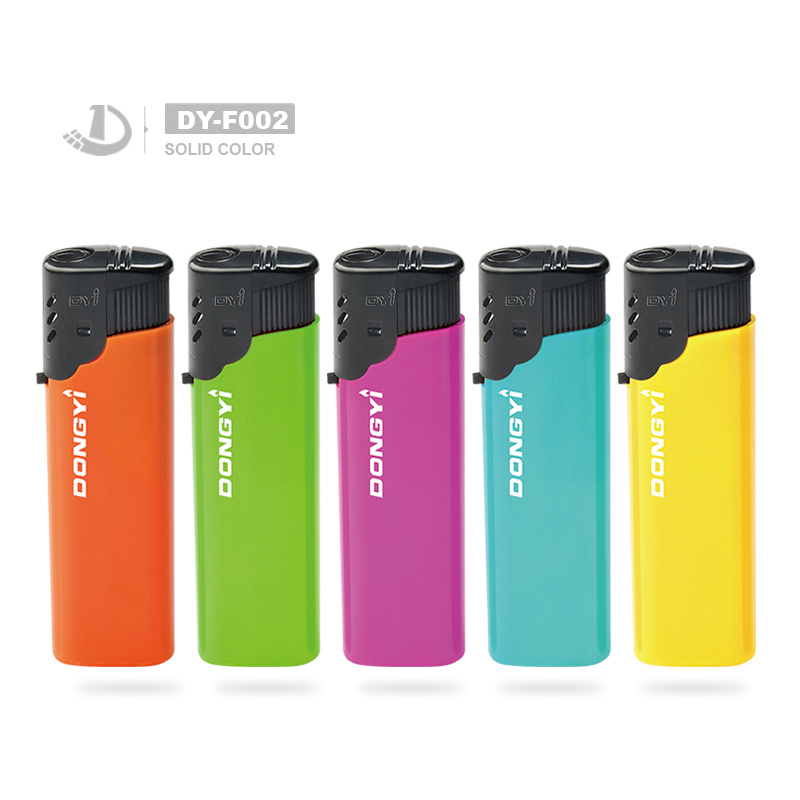 Stable Ignition Solid Color Windproof Lighter with Promotional Price