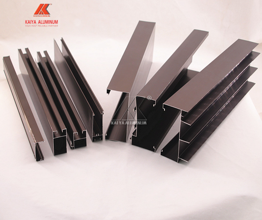1mm Thick Brown Anodized Aluminum Window Extrusion Profiles For Thailand Market