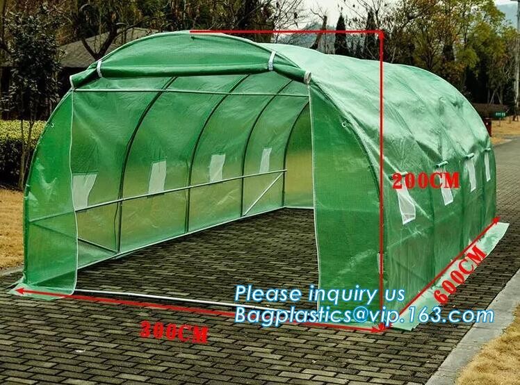 Agricultural Glass Green House for Commerical,Pop up Greenhouse Eco-friendly Fiberglass Poles Overlong Cover 98"x49"x53"