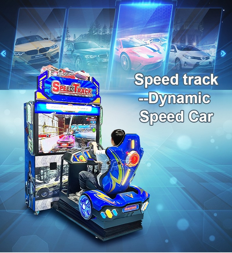 Speed Track Dynamic Storm Simulator Arcade Racing Car 500W CE Certificate