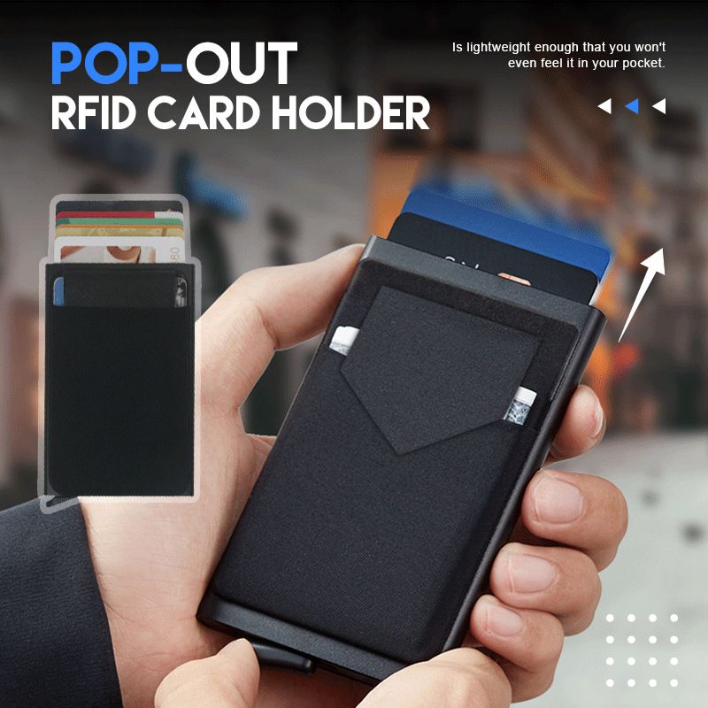 Aluminum Alloy Card Holder The Perfect Combination of Style and Function for Credit Cards