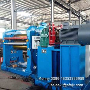 Vertical Two Roll Calender Machine For Rubber Sheet Making