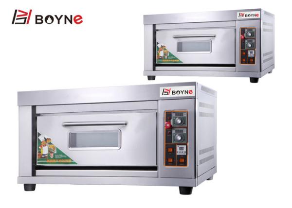 Professional Industrial Two Deck Electric Bread Baking Oven Two Trays Stainless