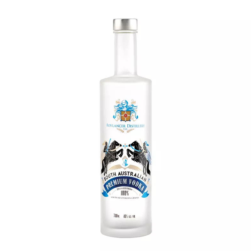 500ml 750ml Glass Vodka Whisky Spirit Empty Flint Glass Baijiu Olive Oil Bottle Customized